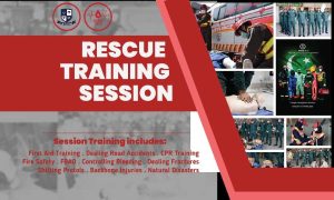 Rescue Training Session organized by Blood Donation Society